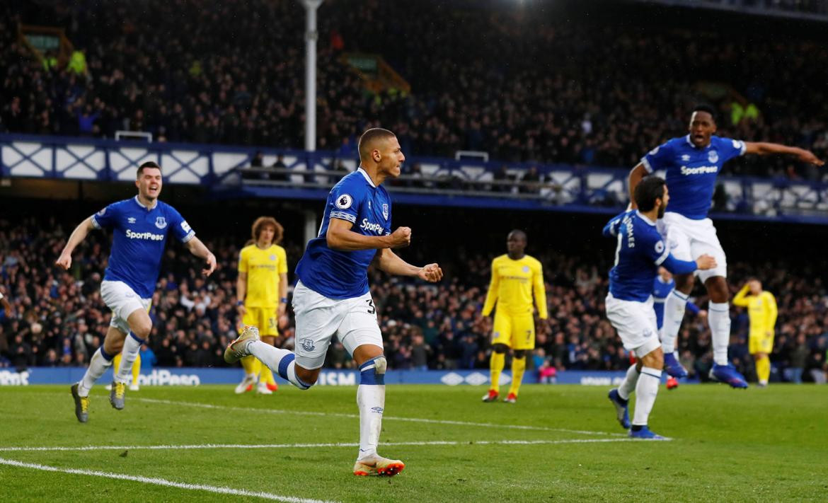 Everton vs. Chelsea - Premier League, gol de Everton,  Reuters	