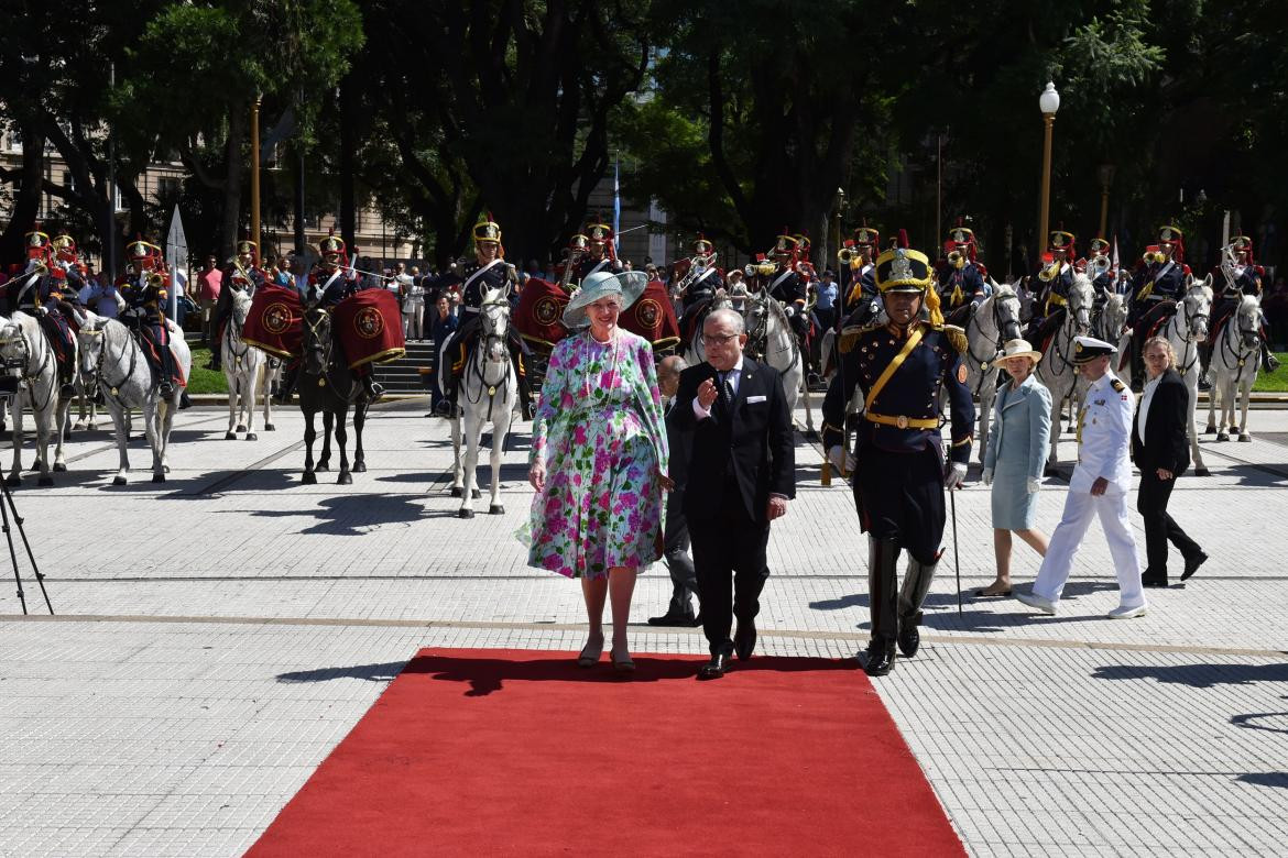 Reina Margarita Dinamarca - Visita a Argentina