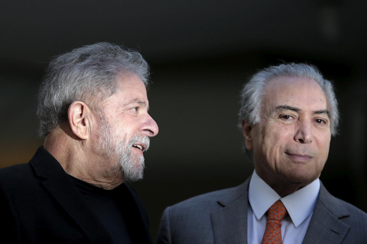 Brasil, Lula Da Silva y Michel Temer, Lava Jato, REUTERS