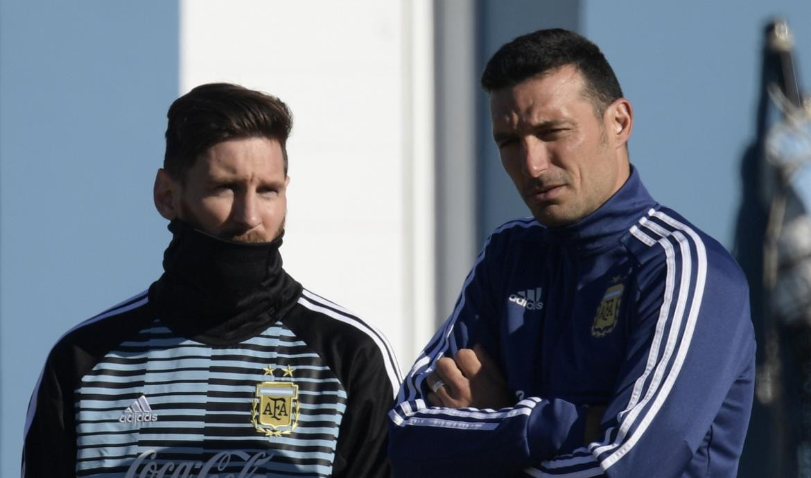 Messi y Scaloni, Selección Argentina, fútbol, deportes, NA