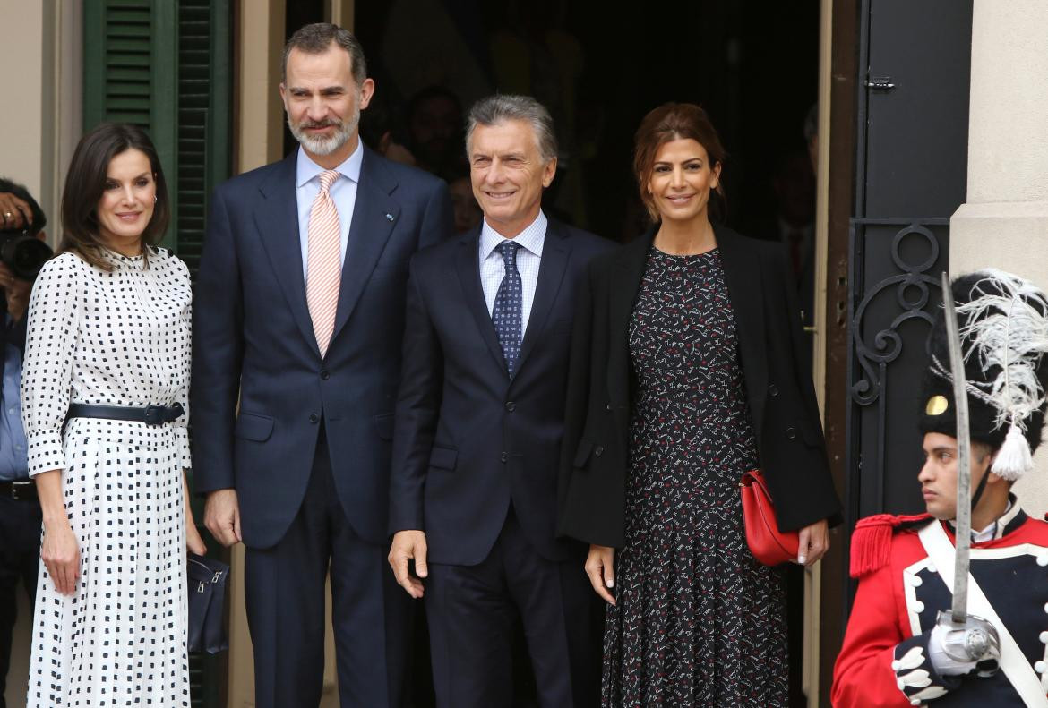 Macri, Awada y los Reyes de España Felipe y Letizia en Congreso Internacional de la Lengua Española en Córdoba, REUTERS