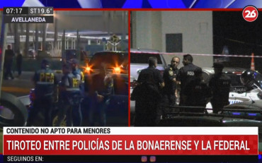 Feroz tiroteo entre policías de la Bonaerense y la Federal: un muerto y dos heridos