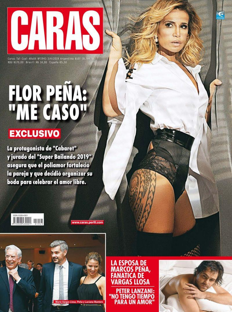 Revista Caras 03-04-19 - Anuncio de casamiento de Florencia Peña