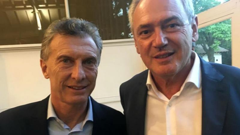 Mauricio Macri y Atilio Benedetti, candidato a gobernador de Entre Ríos