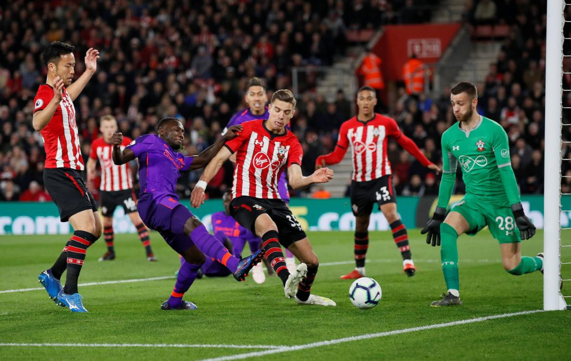 Premier League: Southampton - Liverpool, Reuters, Fútbol internacional