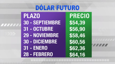 Dólar futuro: la divisa continúa por encima de los $60 para fines de año