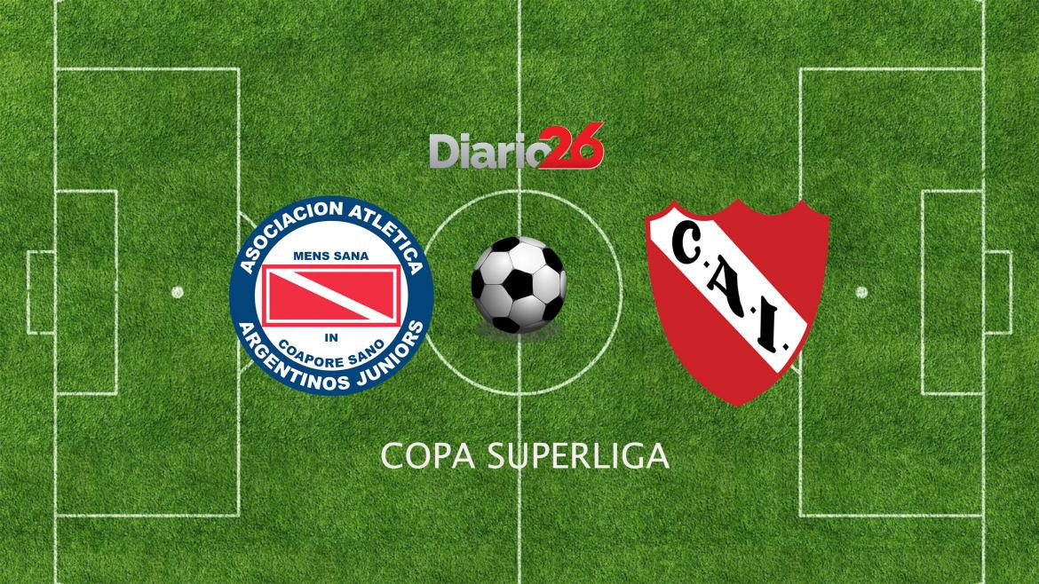 Copa Superliga, Argentinos Juniors vs. Independiente, fútbol, deportes, Diario26