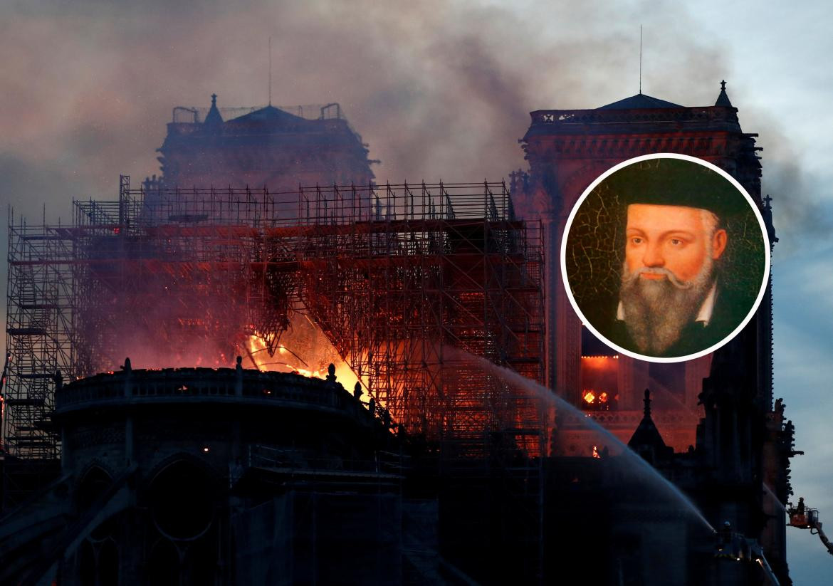 Nostradamus sobre el incendio en catedral de Notre Dame