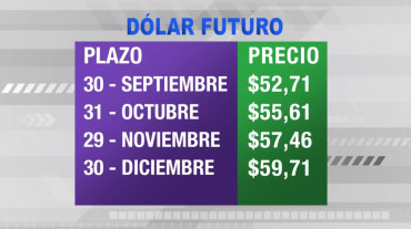 Dólar futuro hoy: ya cotiza a $59,71 para fines de diciembre