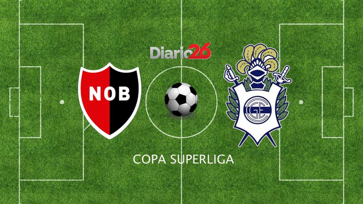 Copa Superliga, Newells vs. Gimnasia de La Plata, fútbol, deportes, Diario 26