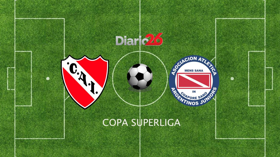 Copa Superliga, Independiente vs. Argentinos Juniors, fútbol, deportes, Diario 26	