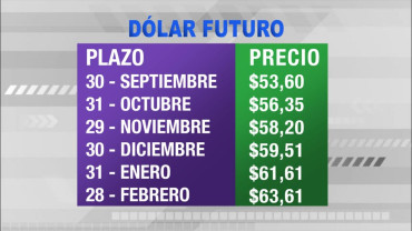 Dólar futuro hoy:  la divisa ya se vende a $59,51 para fines de 2019