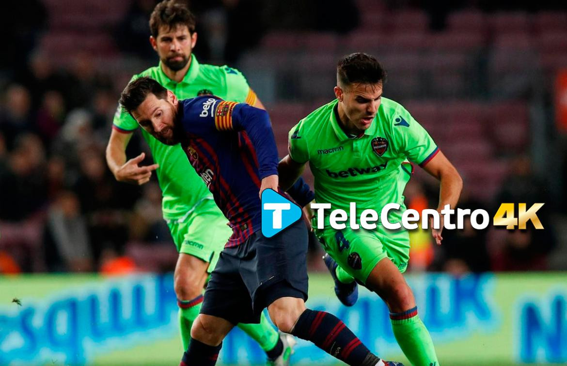 La Liga: Barcelona vs. Levante por TeleCentro 4K