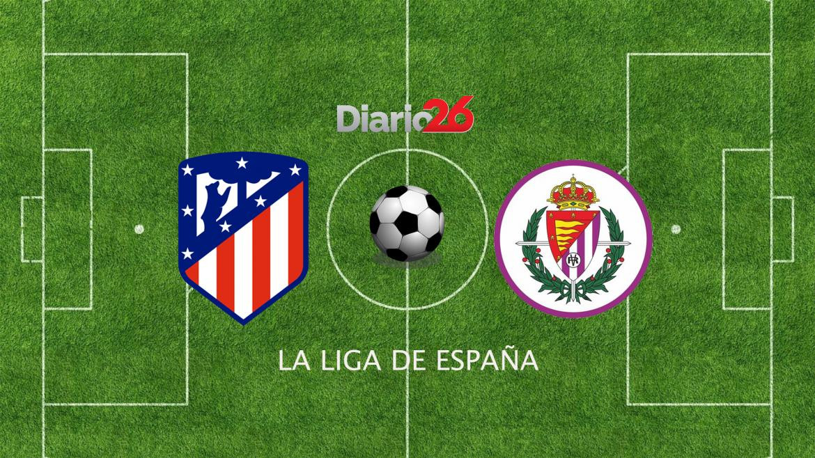 La Liga, Atlético Madrid vs. Valladolid, fútbol, deportes, Diario 26