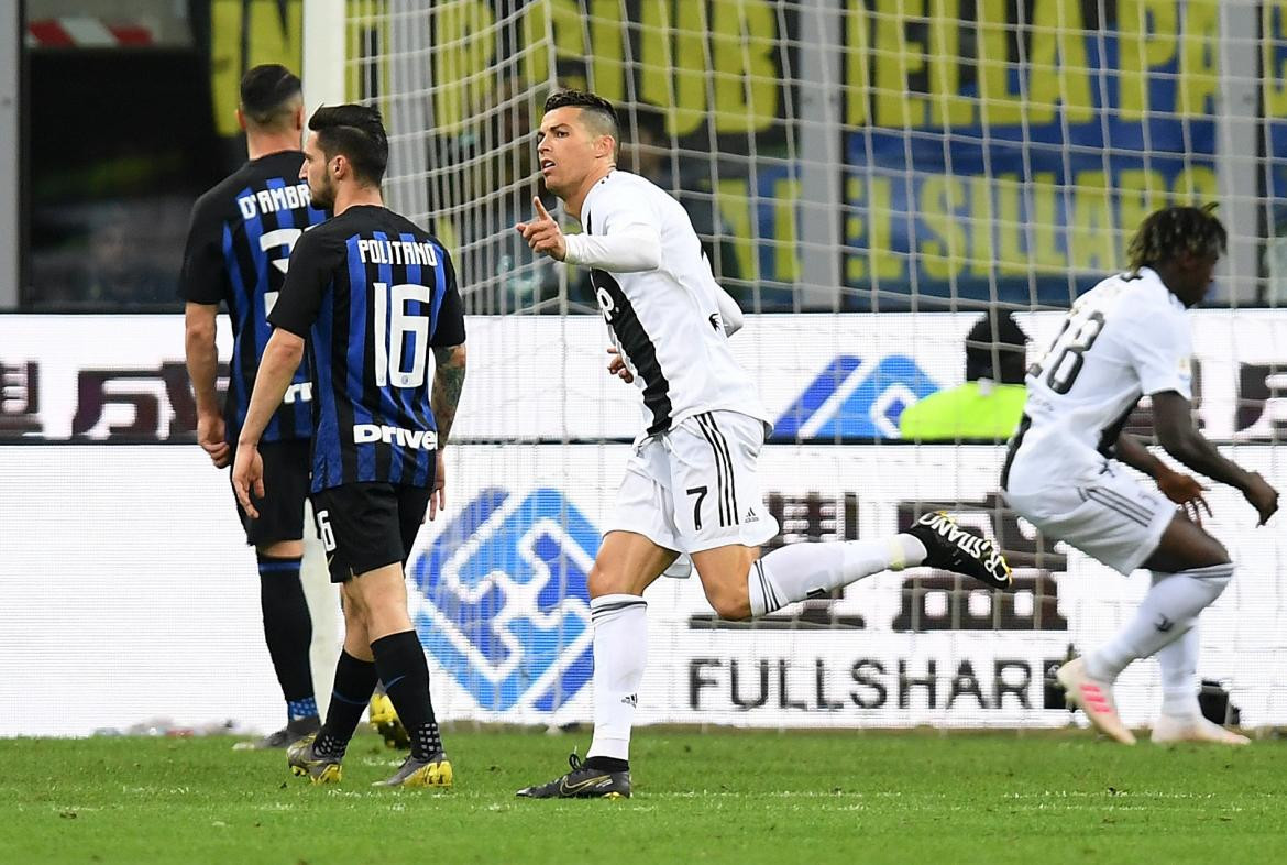 Gol de Cristiano Ronaldo ante el Inter por Serie A (Reuters)