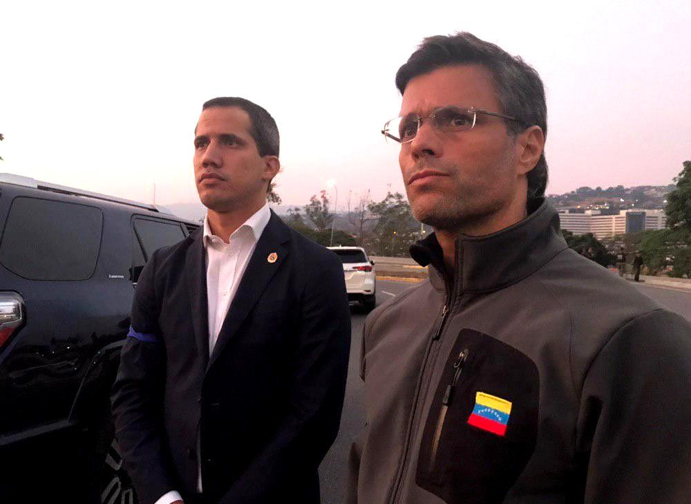 Juan Guaidó y Leopoldo López, opositores a Maduro en Venezuela, Internacionales, Foto: Twitter de Leopoldo López
