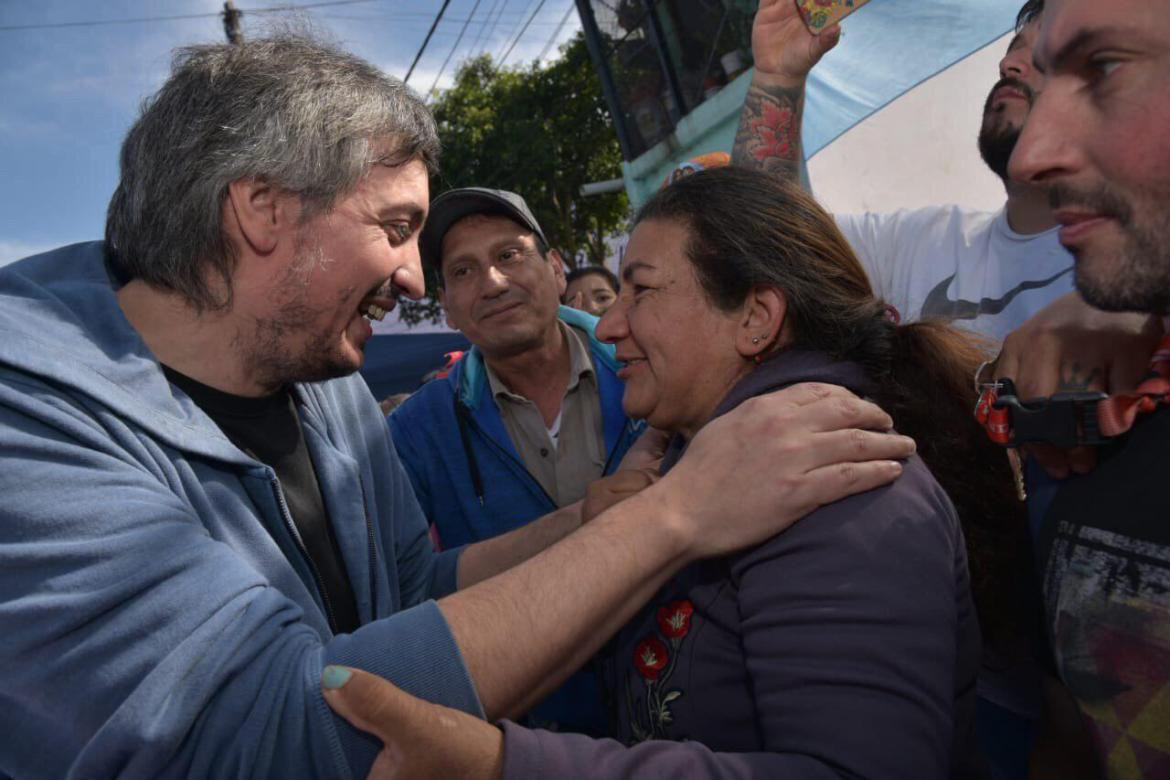 Máximo Kirchner y Mayra Mendoza en Itatí
