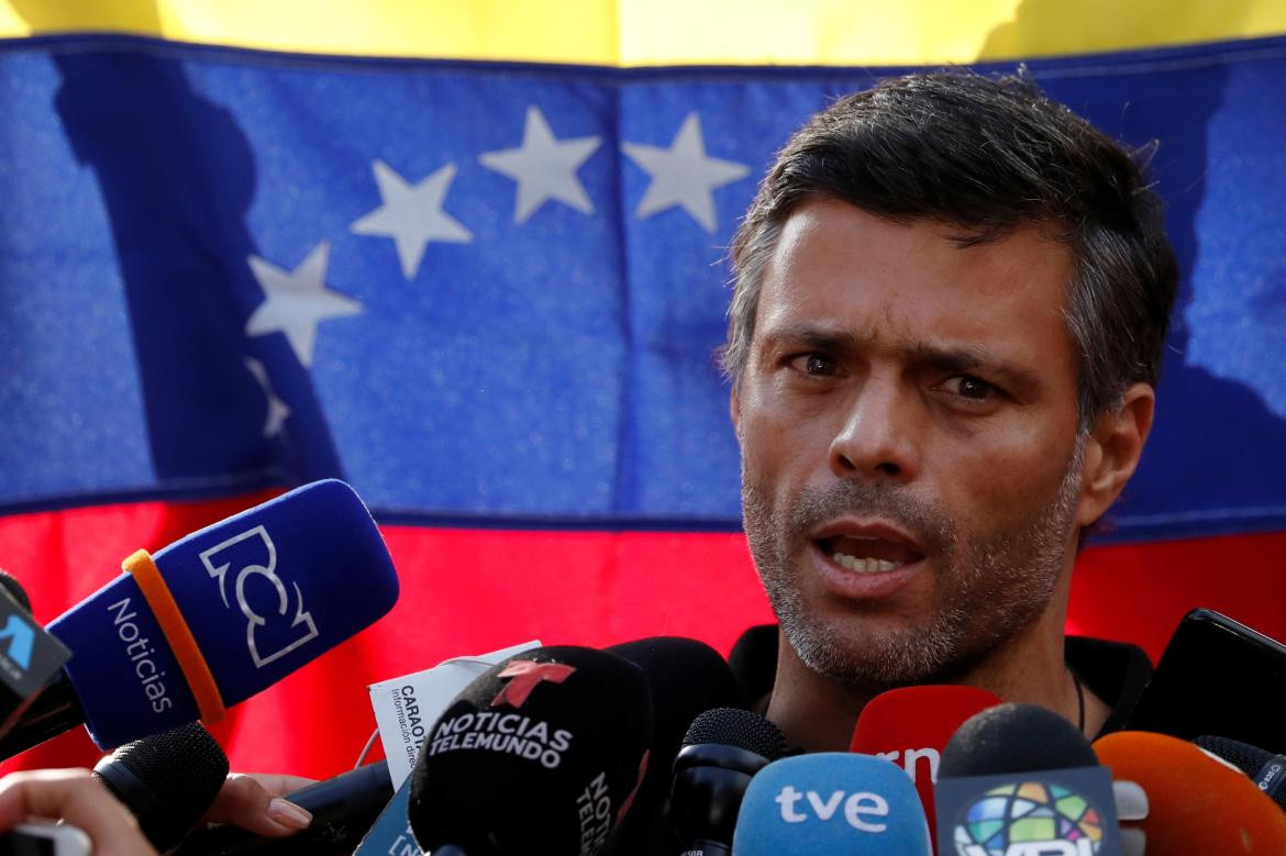 Leopoldo López en Venezuela (Reuters)