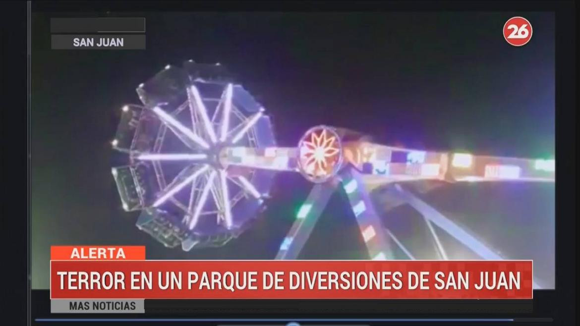 Terror en parque de diversiones de San Juan (Canal 26)