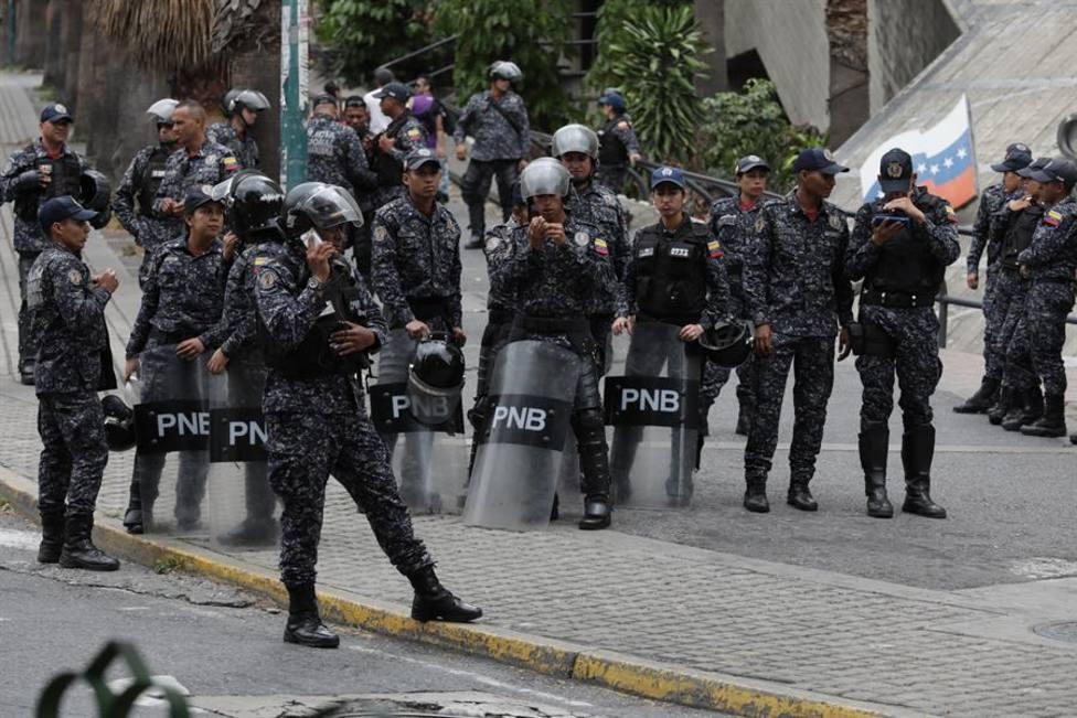 Miembros de la Policía en Venezuela