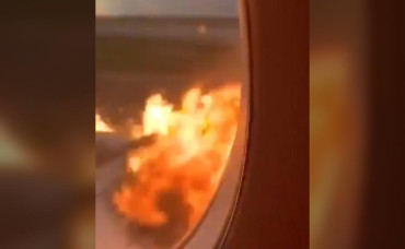 Tragedia aérea en Moscú: impactante video desde adentro del avión