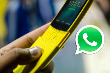 WhatsApp ya se puede utilizar en celulares sin pantalla táctil 