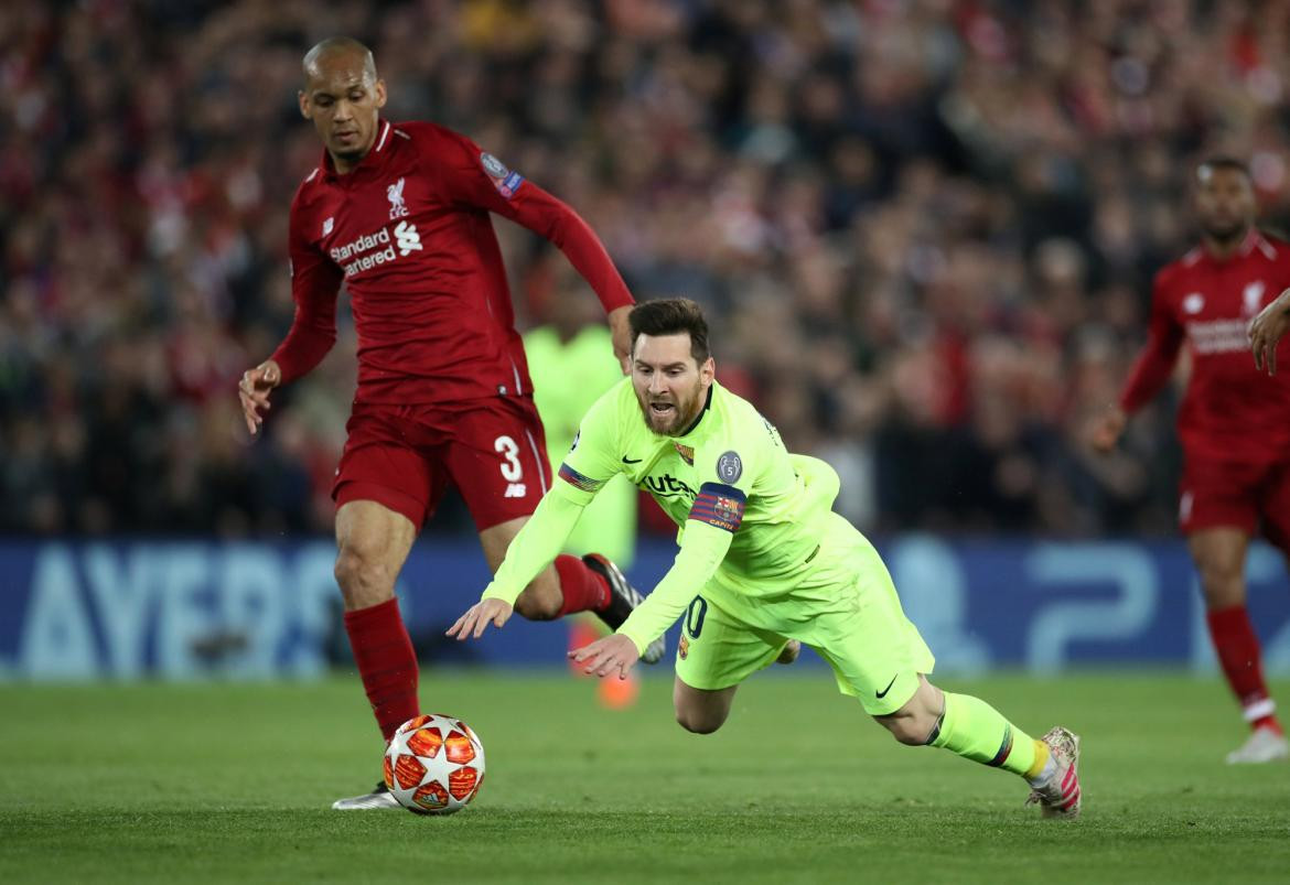 Champions League - Liverpool vs. Barcelona - Messi - Reuters	