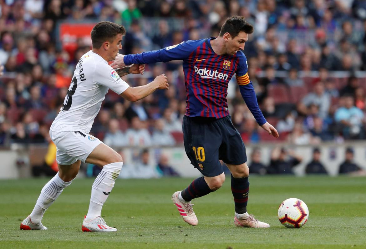 Barcelona vs Getafe - La Liga - Messi - Reuters