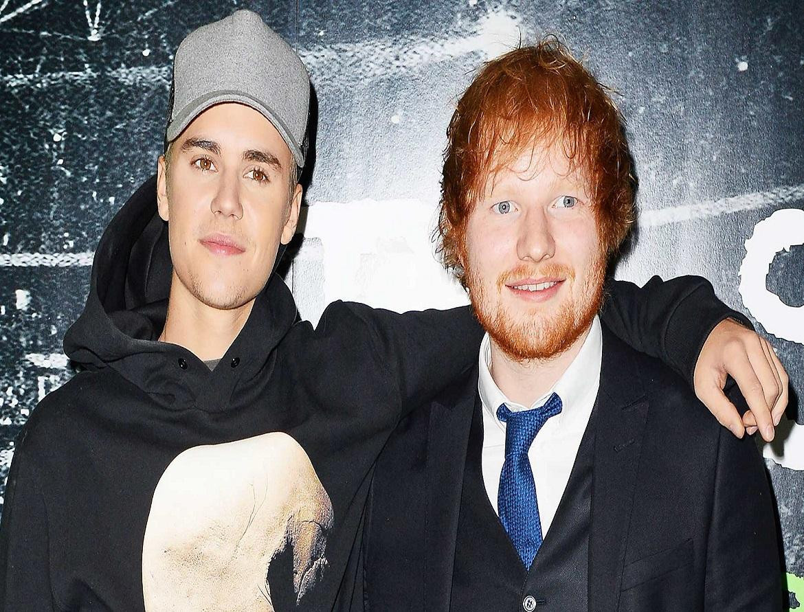 Ed Sheeran y Justin Bieber