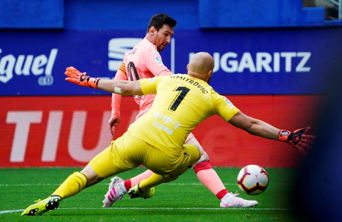 Messi - Barcelona vs Eibar - Reuters