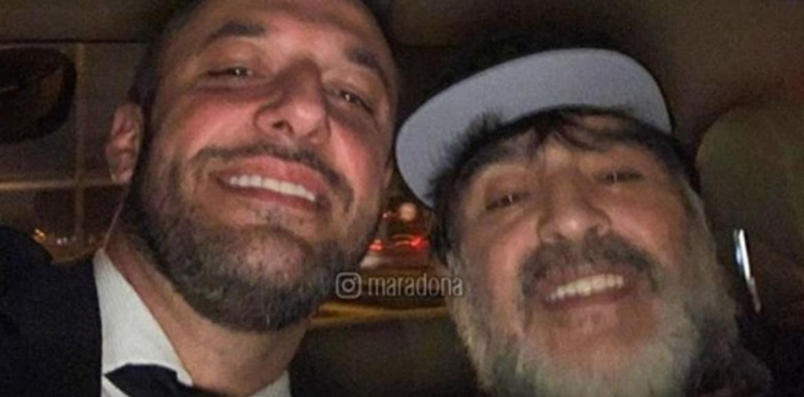 Diego Maradona llegada al país 