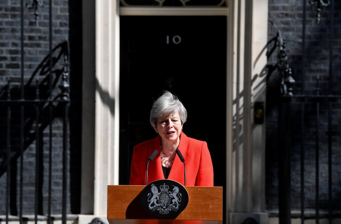 Theresa May - Primera Ministra de Reino Unido, presenta su renuncia Foto Reuters