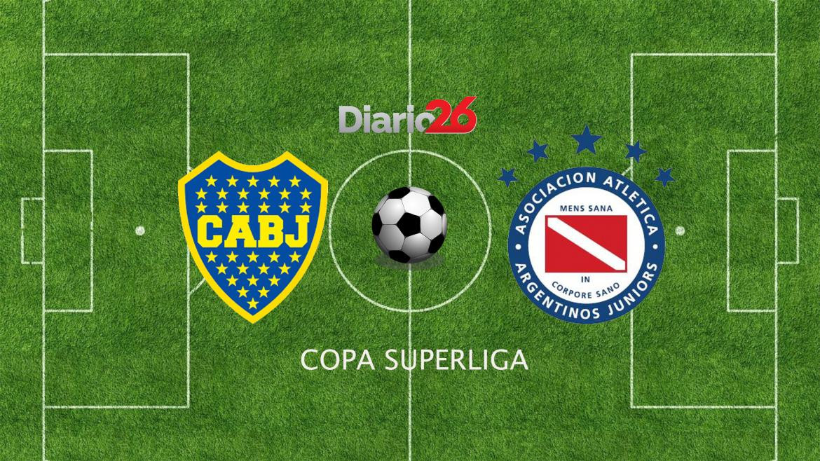 Copa Superliga, Boca vs. Argentinos, fútbol, deportes, Diario26