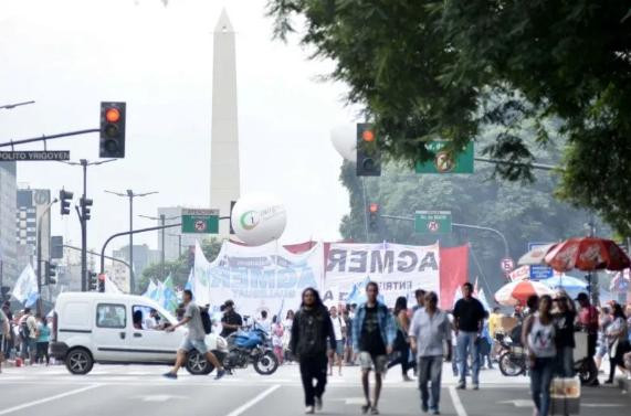 Cortes y manifestaciones en Ciudad de Buenos Aires