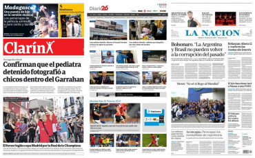 Tapas de diarios argentinos: repercusiones de detención de pediatra del Garrahan y la palabra de Messi