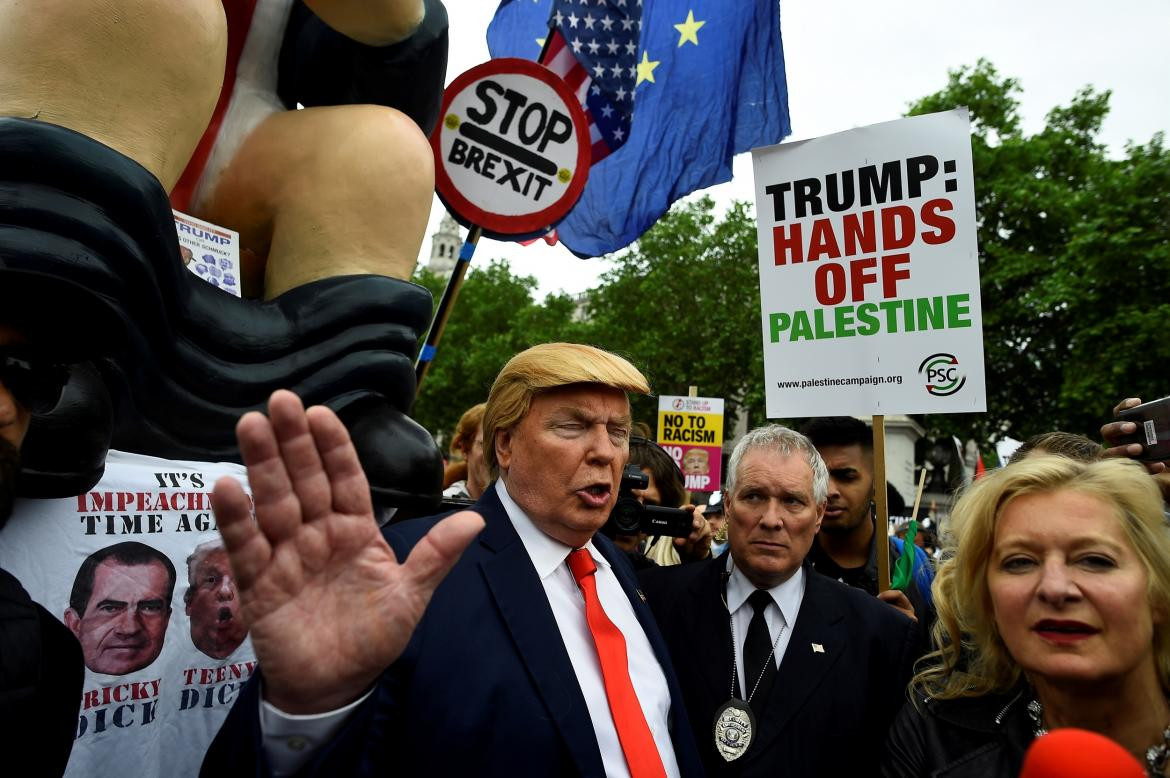 Marcha contra Trump en Londres - Reuters