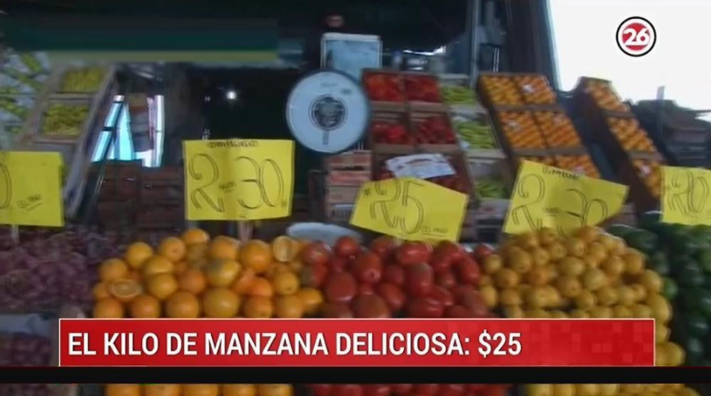 Precios de frutas y verduras en el Mercado Central - Economía - Precios esenciales - Canal 26