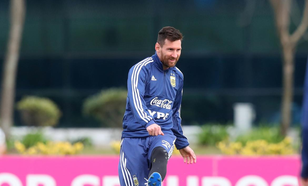 Lionel Messi - Entrenamiento de la Selección argentina - Copa América - Fútbol - Deportes - Reuters