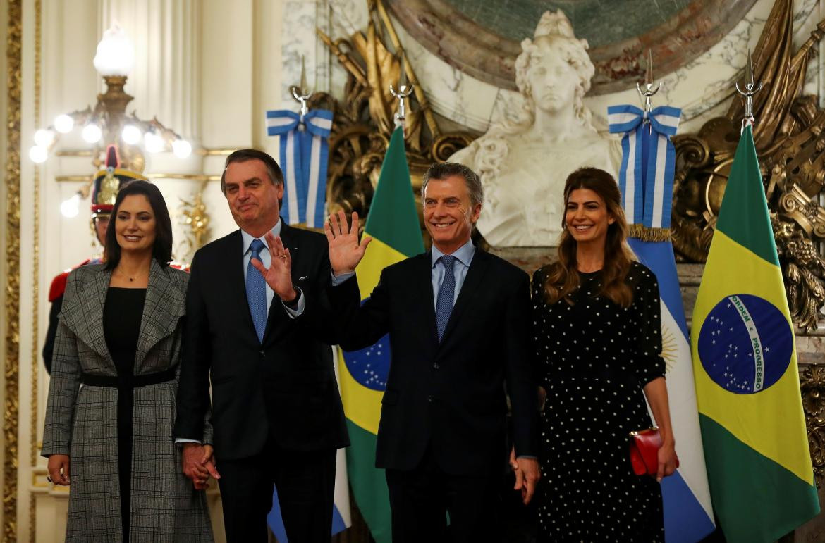 Jair Bolsonaro, Mauricio Macri, Casa Rosada, Reuters