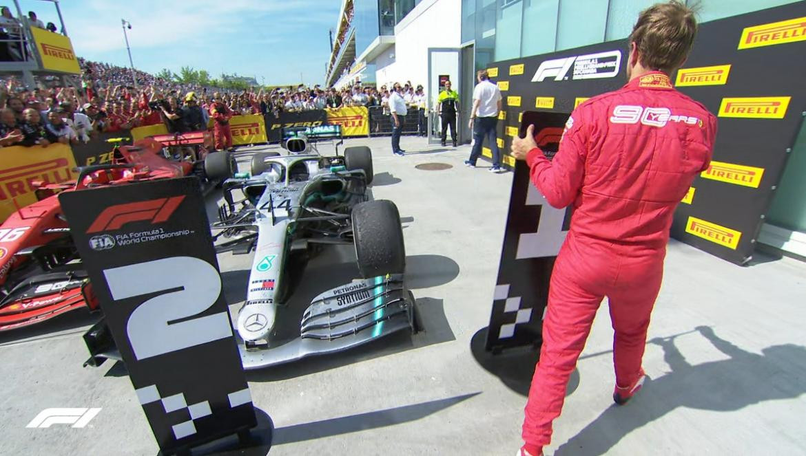 Polémica en la Fórmula 1 entre Vettel y Hamilton en el Gran Premio de Canadá