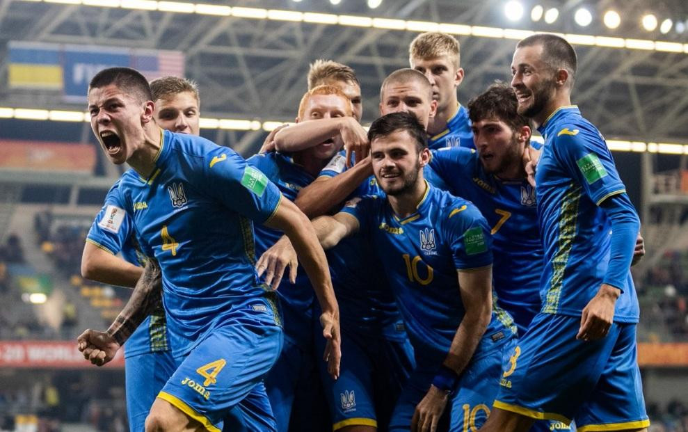 Mundial Sub 20 - Festejo de Ucrania ante Italia