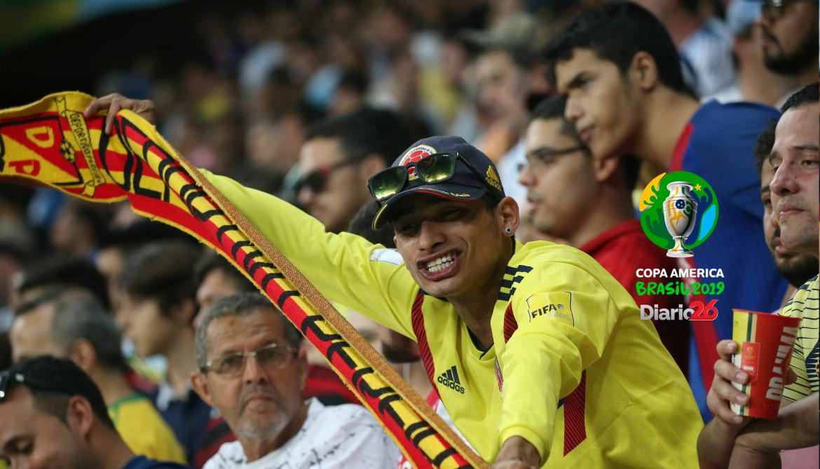 El color de las tribunas en Argentina - Colombia por Copa América (Reuters)