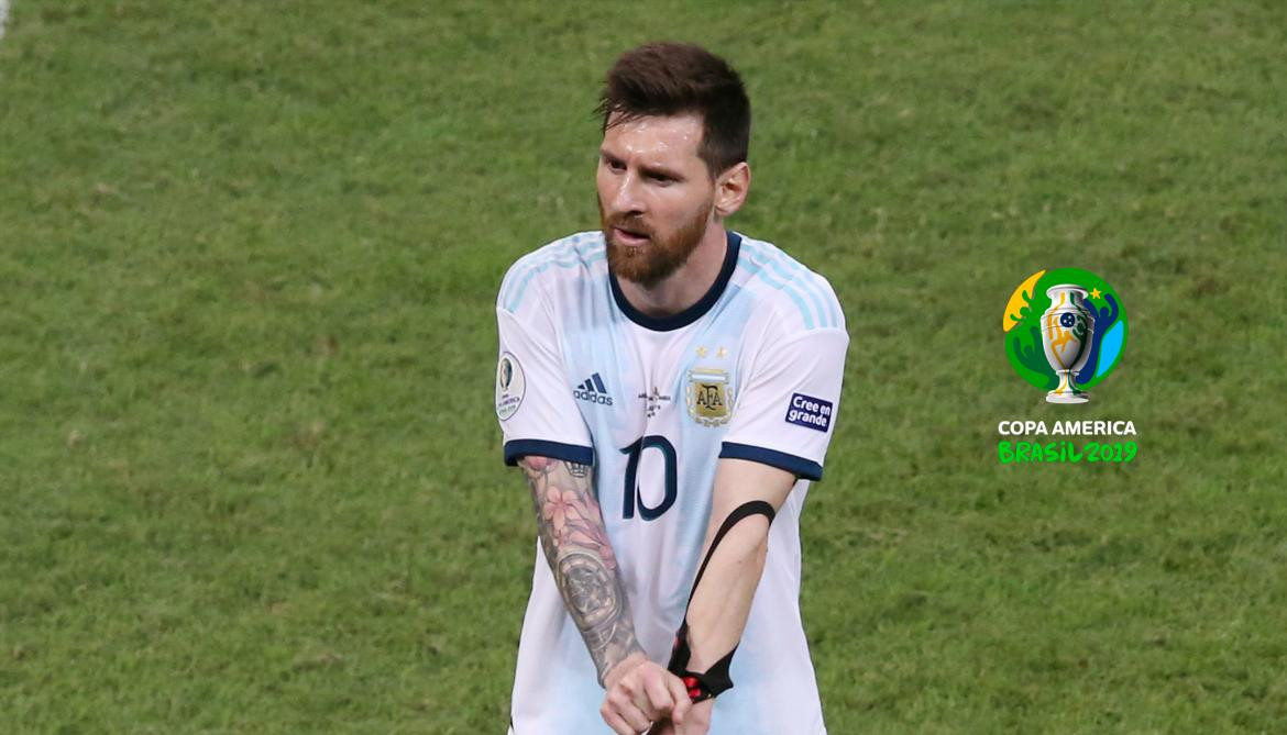 Copa América 2019 - Lionel Messi tras derrota Argentina ante Colombia (Reuters)