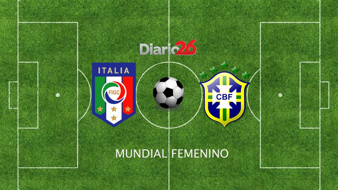 Mundial de Fútbol Femenino Francia 2019, Italia vs Brasil, Diario 26	