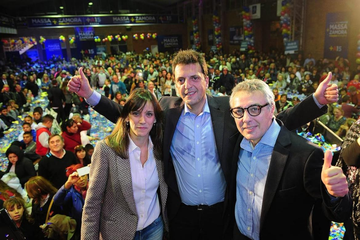 Sergio Massa, Malena Galmarini, Julio Zamora, elecciones 2019