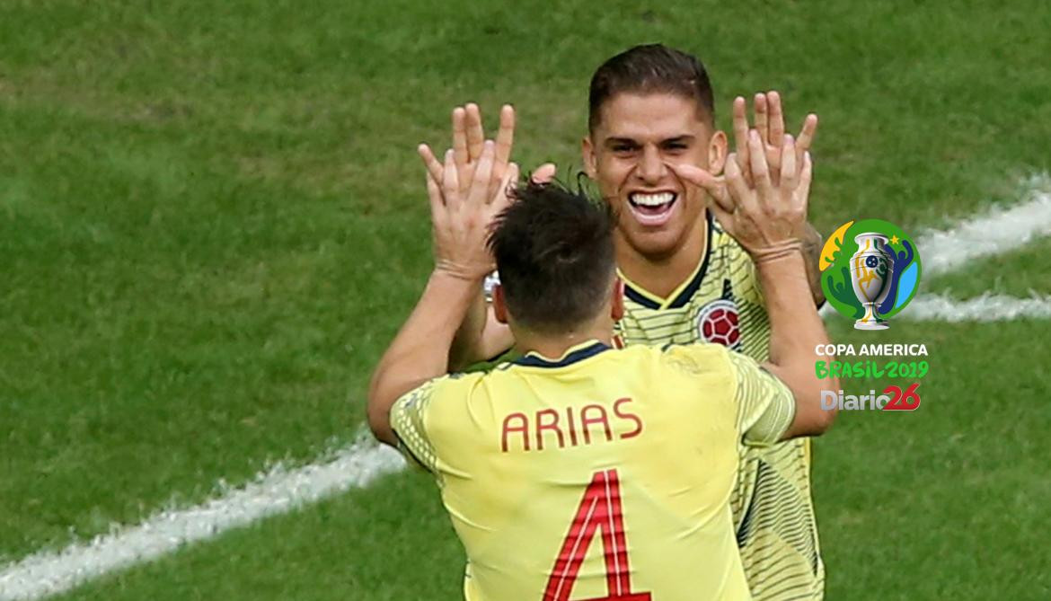 Copa América 2019, Colombia vs Paraguay, gol de Colombia, fútbol, deportes, Reuters	
