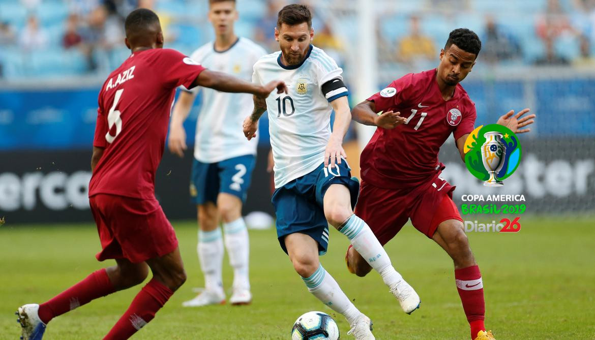 Copa América 2019, Selección Argentina, Lionel Messi, Qatar, fútbol, deportes, Reuters