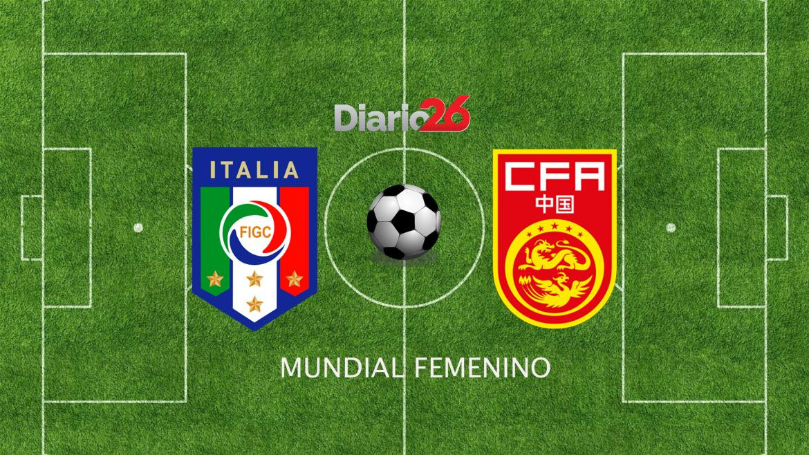 Mundial de fútbol femenino Francia 2019, Italia vs China, deportes, Diario 26