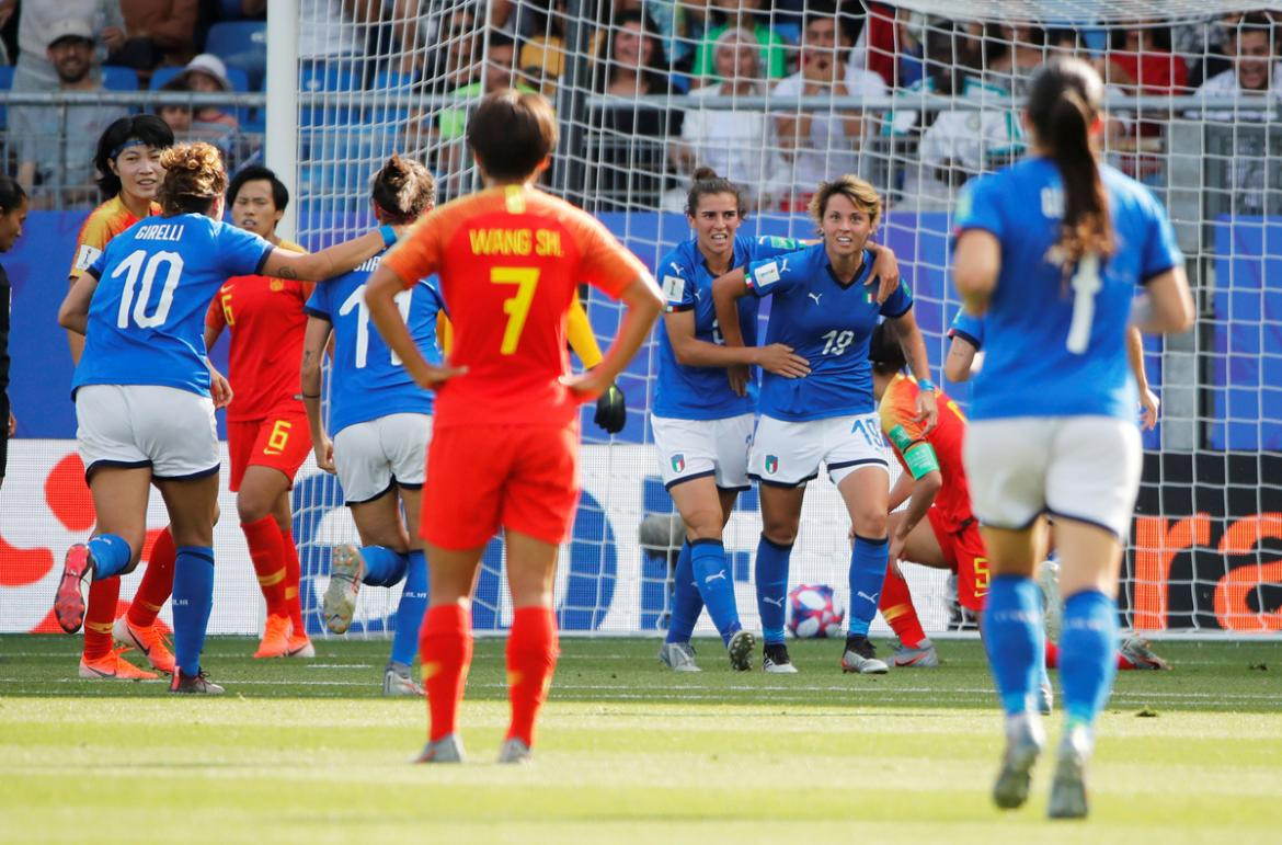 Mundial de fútbol femenino Francia 2019, Italia vs China, deportes, Reuters