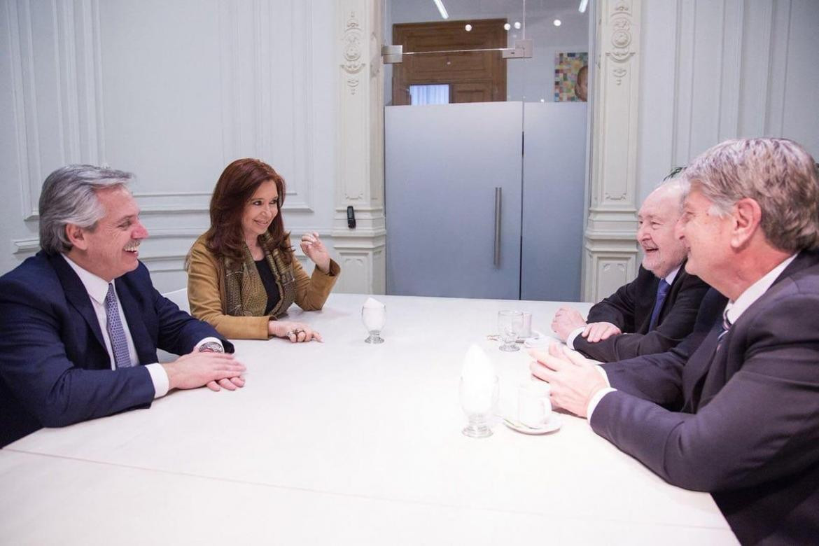 Alberto Fernández, Cristina Fernández de Kirchner, Carlos Verna y Sergio Ziliotto, elecciones 2019, Frente de Todos, política